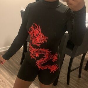 Fashion Nova Dragon Romper